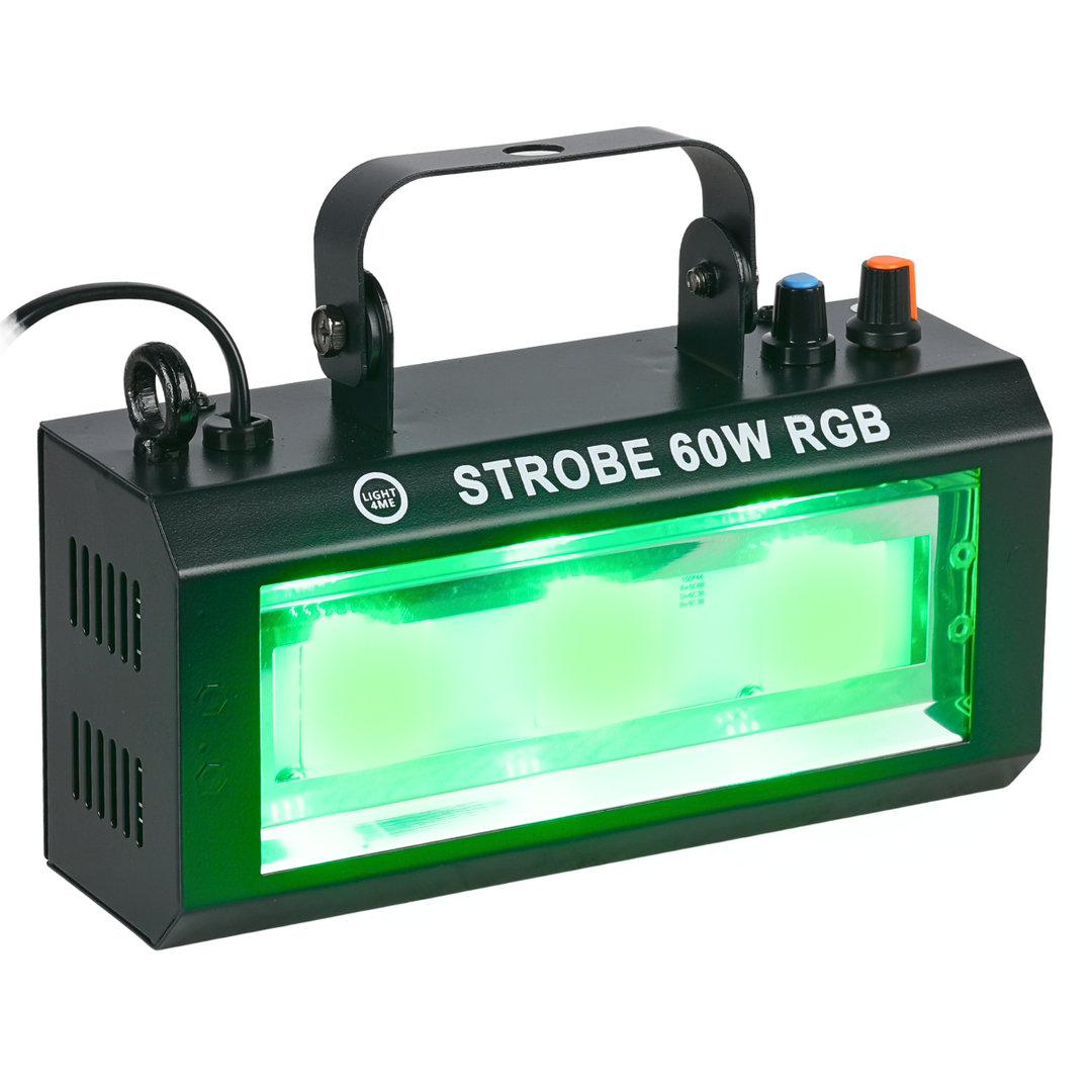 Light4Me Strobe 60W RGB strobe lyseffekt