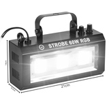 Light4Me Strobe 60W RGB strobe lyseffekt