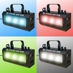Light4Me Strobe 60W RGB strobe lyseffekt