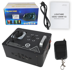 Light4Me VESU 1200W V2 Vertikal Røgmaskine med RGB LED