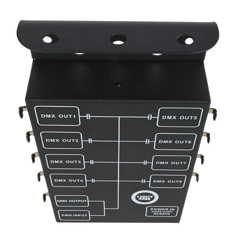 LIGHT4ME XSPLIT 8 DMX-splitter