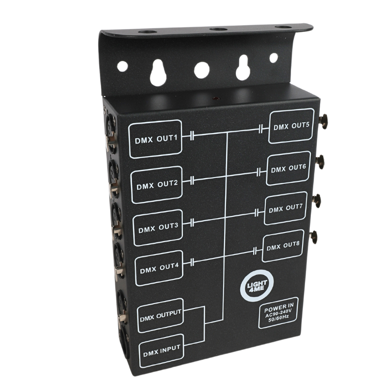 LIGHT4ME XSPLIT 8 DMX-splitter