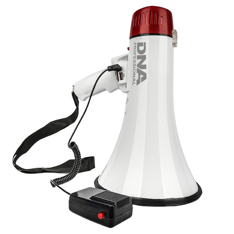DNA MEGA1 Megafon 30W med Bluetooth, USB, AUX & MicroSD