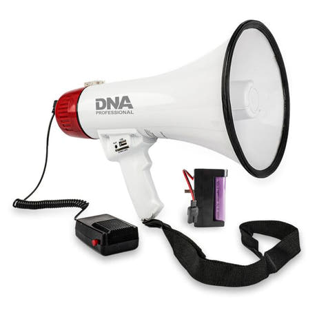DNA MEGA1 Megafon 30W med Bluetooth, USB, AUX & MicroSD