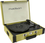 Madison Vintage Pladespiller m. Bluetooth (Grøn)
