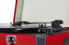 Madison Vintage Pladespiller m. Bluetooth (Rød)