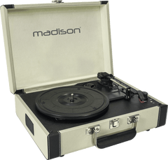 Madison Vintage Pladespiller m. Bluetooth (Cream)