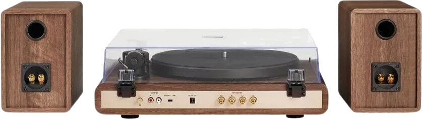 Crosley C65 pladespiller med højttalere, Valnød