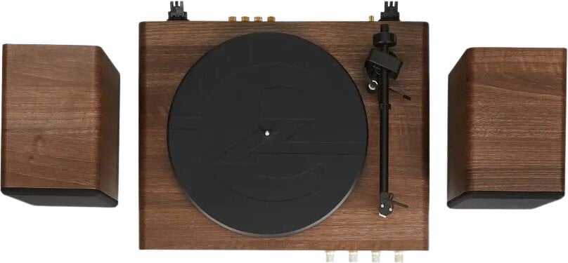 Crosley C65 pladespiller med højttalere, Valnød