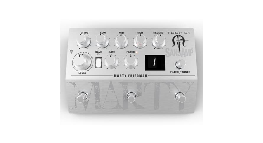 Tech 21 SansAmp MF1 guitar-preamp, Marty Friedman