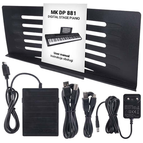 MK DP 881 digitalklaver indlæringstangenter