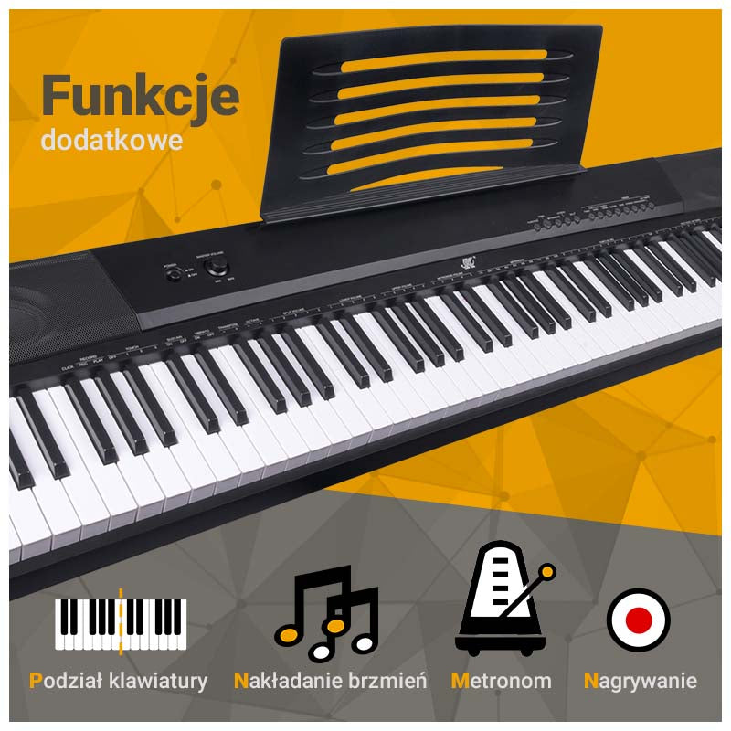 MK DP 881 digitalklaver indlæringstangenter