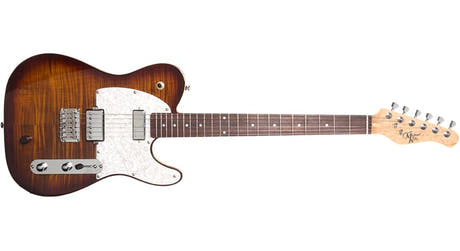 Michael Kelly Hybrid 55 hybridguitar, Tigers Eye Burst