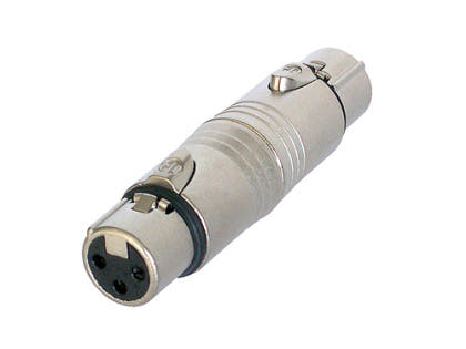 Neutrik Adapter Stik XLR Hun til XLR Hun