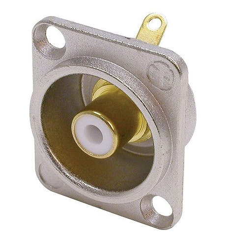 Neutrik NF2D-9 Phono D-type Chassis Stik