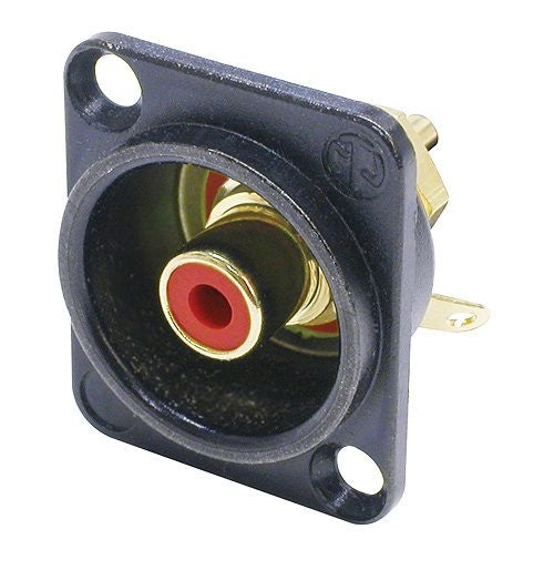 Neutrik NF2D-2 Phono D-type Chassis Stik