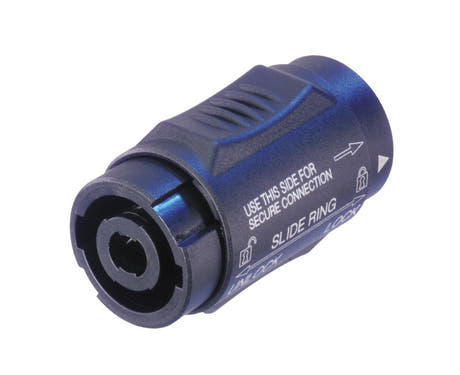 Neutrik NL4MMX Lockable 4-Pole speakON Adapter