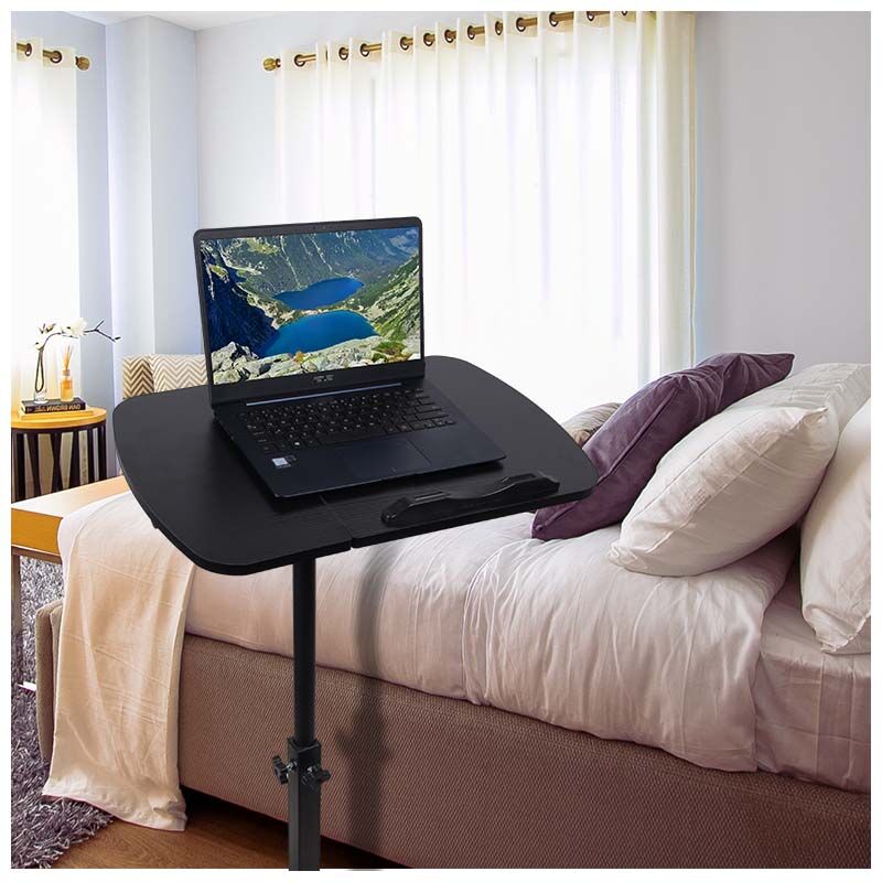 Justerbart Laptopbord med Hjul
