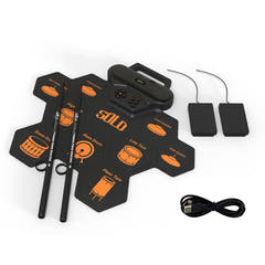 Roll-Up Elektronisk Trommesæt USB-C MP3