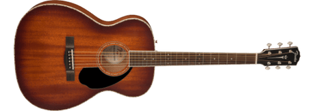 Fender PO-220E Orchestra Western Guitar (Aged Cognac Burst)