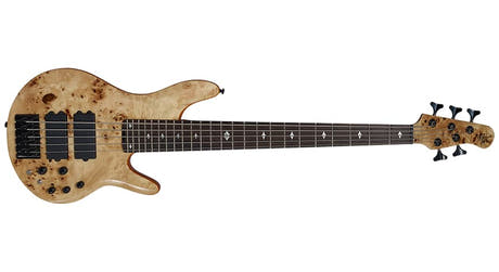 Michael Kelly Pinnacle 5 femstrenget elbas, Natural Burl