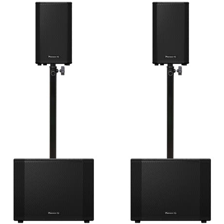 Pioneer DJ 2x XPRS-1152ST + 2x XPRS-82 Bundle
