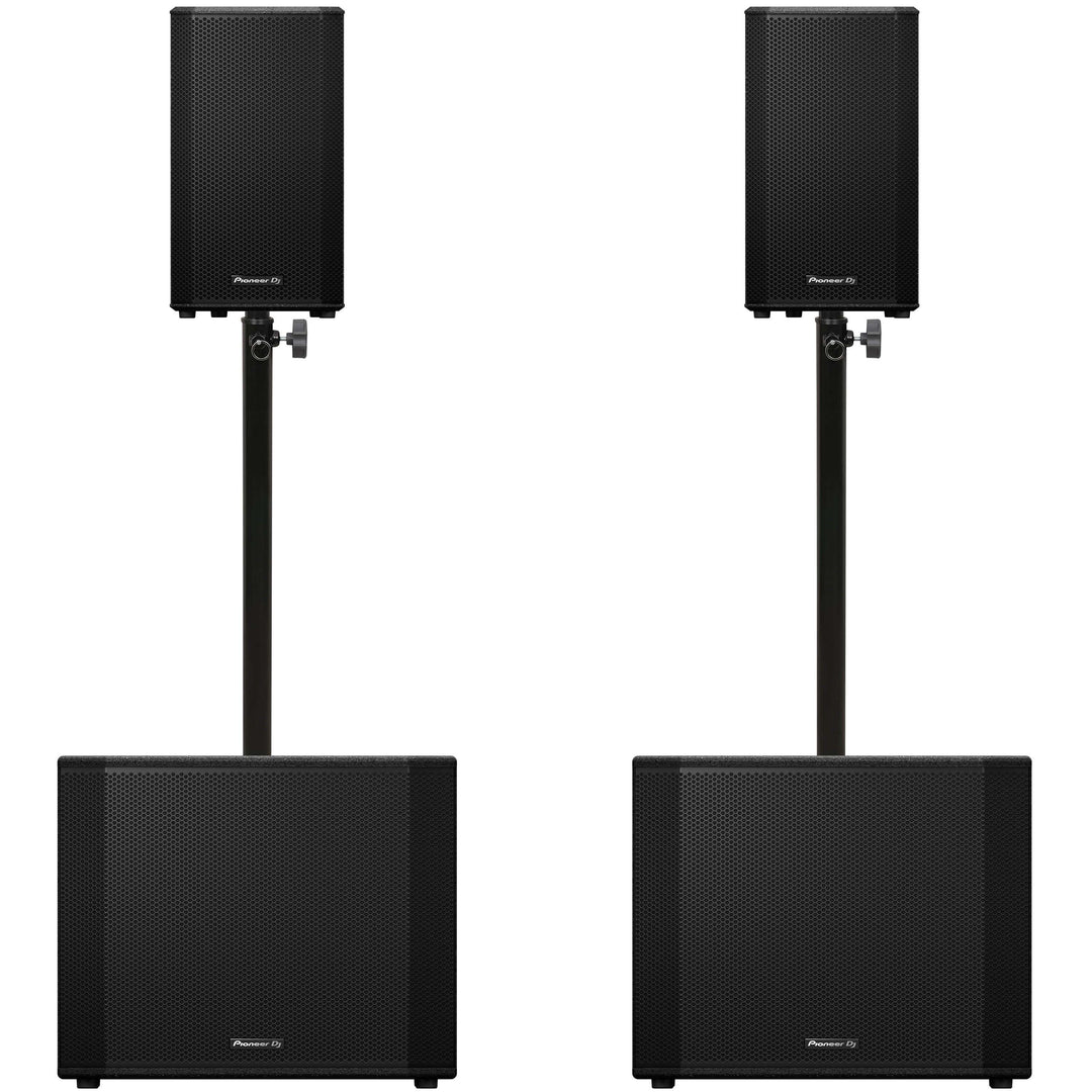 Pioneer DJ 2x XPRS-1182ST + 2x XPRS-102 Bundle