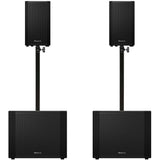 Pioneer DJ 2x XPRS-1182ST + 2x XPRS-102 Bundle