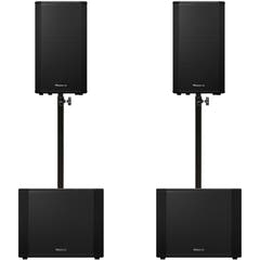 Pioneer DJ 2x XPRS-1182ST + 2x XPRS-122 Bundle