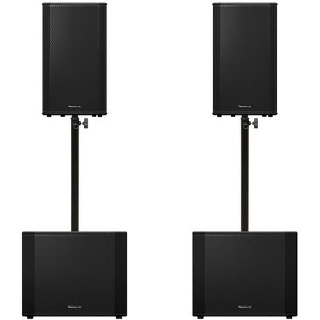 Pioneer DJ 2x XPRS-1182ST + 2x XPRS-152 Bundle