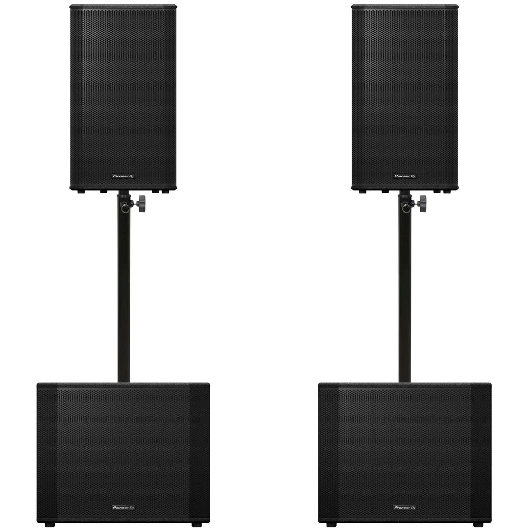 Pioneer DJ 2x XPRS-1182ST + 2x XPRS-152 Bundle