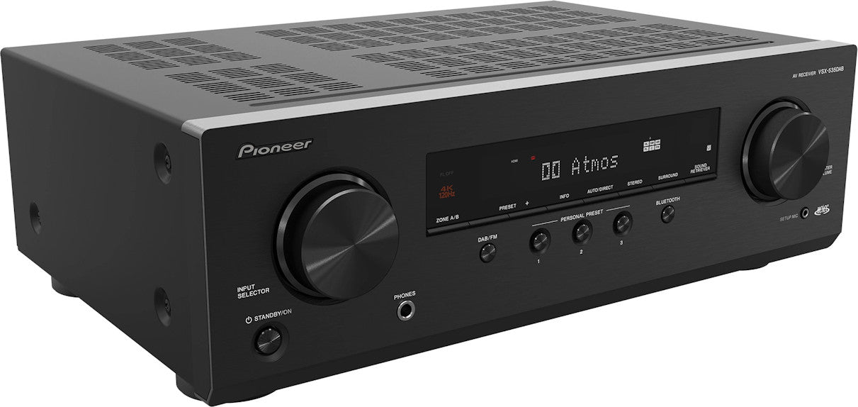 Pioneer VSX535D 5.2 Kanal Receiver (Sort)