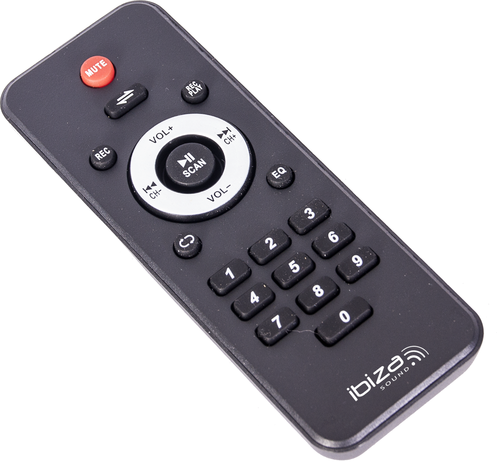 Remote til Karaoke Anlæg m. TFT Skærm