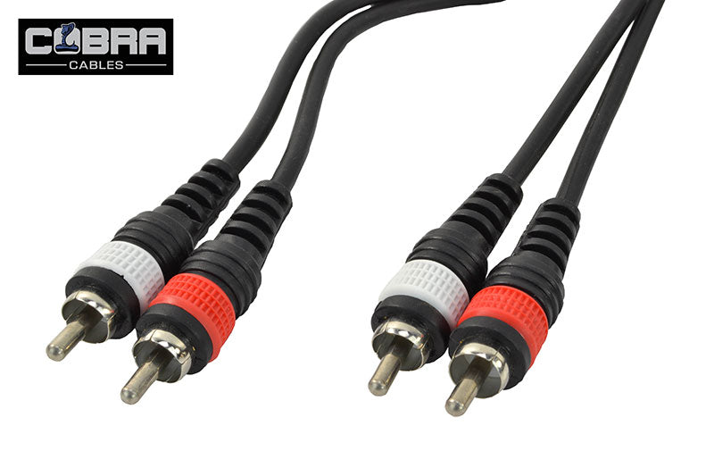 Phono Kabel 2 x RCA Han til 2 x RCA Han