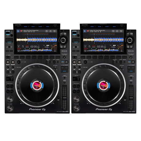 AlphaTheta CDJ-3000X Media Players (set)
