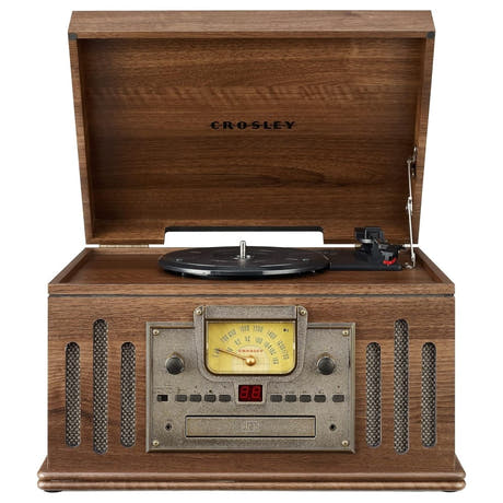 Crosley Musician 8-in-1 Musikanlæg, Valnød