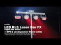 EUROLITE Set LED KLS Laser Bar FX Light Set white + BPS-2 Loudspeaker Stand white