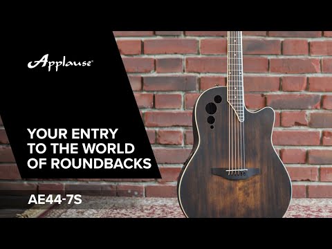 Applause E-Acoustic Guitar AE44II Mid Cutaway - Vintage Varnish Satin (AE44-7S)