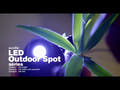 EUROLITE LED Outdoor Spot 15W RGBW with Stake