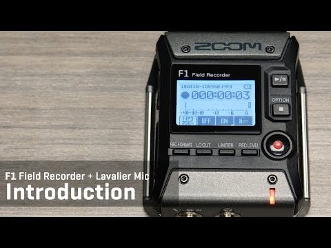 Zoom F1-LP Field Recorder + Lavalier mikrofon
