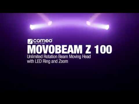 Cameo MOVO BEAM Z100 - Beam-moving head med ubegrænset rotation, LED-ring og zoom