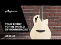 Applause E-Acoustic Guitar AE44II Mid Cutaway - Natural Satin (AE44-4S)