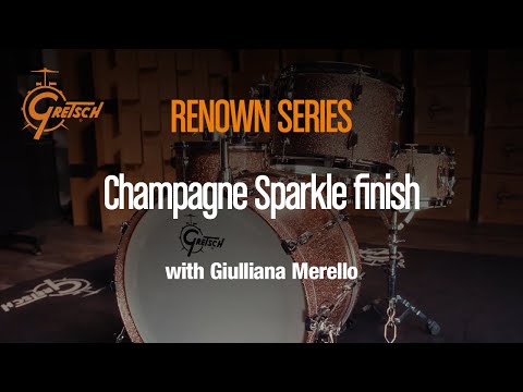 Gretsch Renown Maple 3-delt shell set 22", Champagne Sparkle