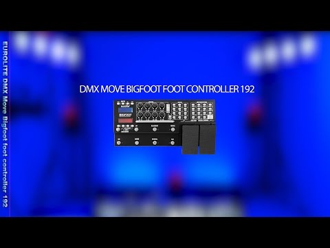 EUROLITE DMX Move Bigfoot Foot Controller 192