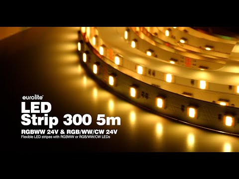 EUROLITE LED Strip 300 5m 5050 RGB/WW/CW 24V