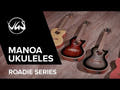 GEWA Tenor E-Acoustic Ukulele Manoa Roadie - E-A Tenor (Silver Shadow)