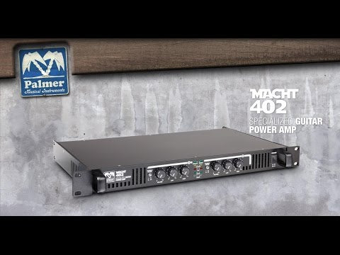 Palmer MACHT 402 - 19" stereoeffektforstærker til guitar
