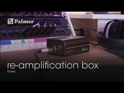 Palmer RIVER trave - Passiv re-amp-boks til korrigering