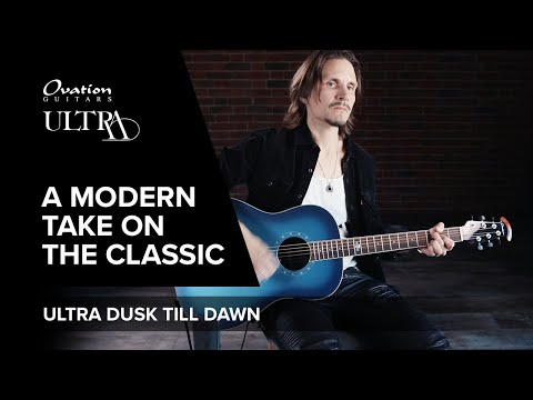 Ovation E-Acoustic Guitar Pro Series Ultra Mid-Depth Non-Cutaway - Dusk till dawn (1516DTD-G)