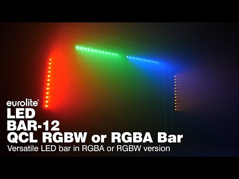 Eurolite Set 4x LED BAR-12 QCL RGBW Bar + Flightcase